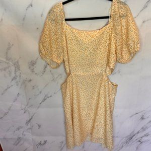 Elodie Floral Cutout Mini Dress